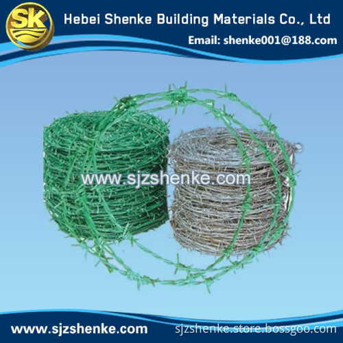 galvanized or PVC coated low price barbed wire